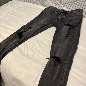 Ksubi Men's Distressed Black Jeans